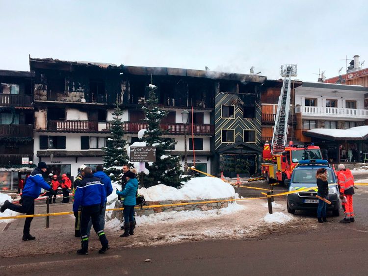 Police et pompiers sur les lieux