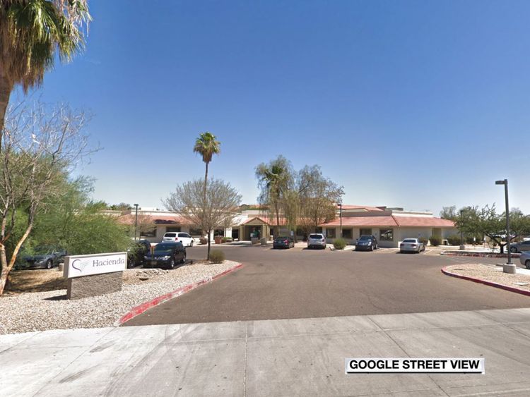 La femme est une patiente d'une clinique tenue par Hacienda HealthCare. Pic: Google Street View 