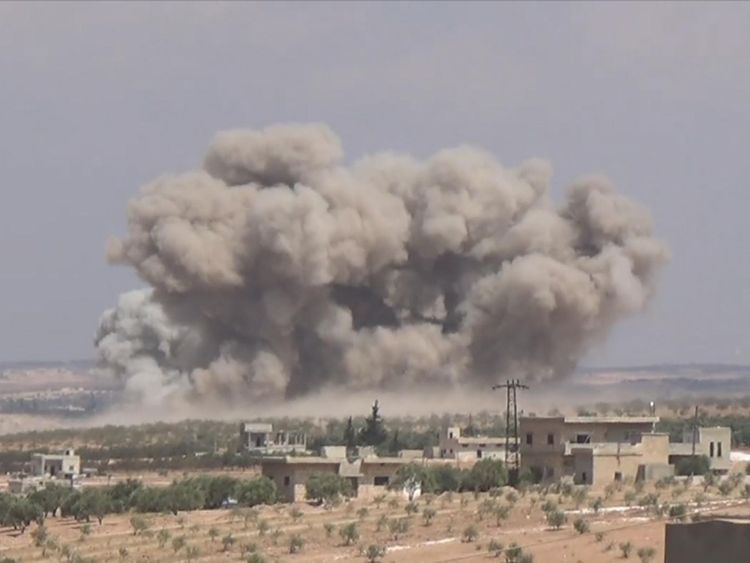 Frappes aériennes sur le sud d'Idlib