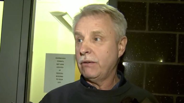 "Je pensais qu'il allait me tomber dessus," Richard Kamrowski a déclaré. Pic: NBC10 Boston