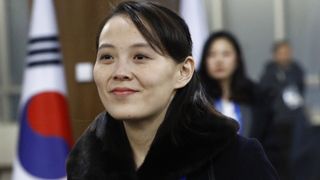 Kim Yo Jong, soeur du leader nord-coréen Kim Jong Un, lors de la cérémonie d'ouverture des Jeux olympiques d'hiver de PyeongChang 2018 