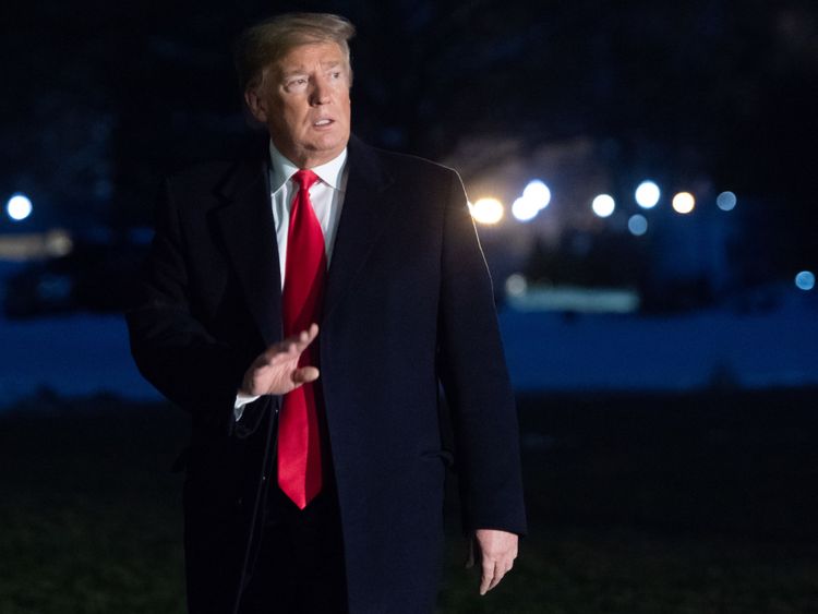 Le commentaire contredit la ligne habituelle de Donald Trump