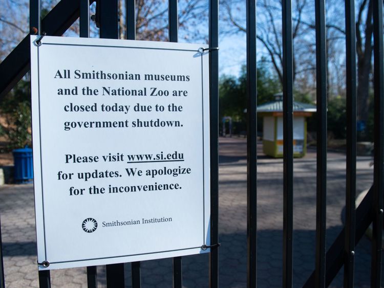 Smithsonian National Zoo est fermé à cause de l'arrêt