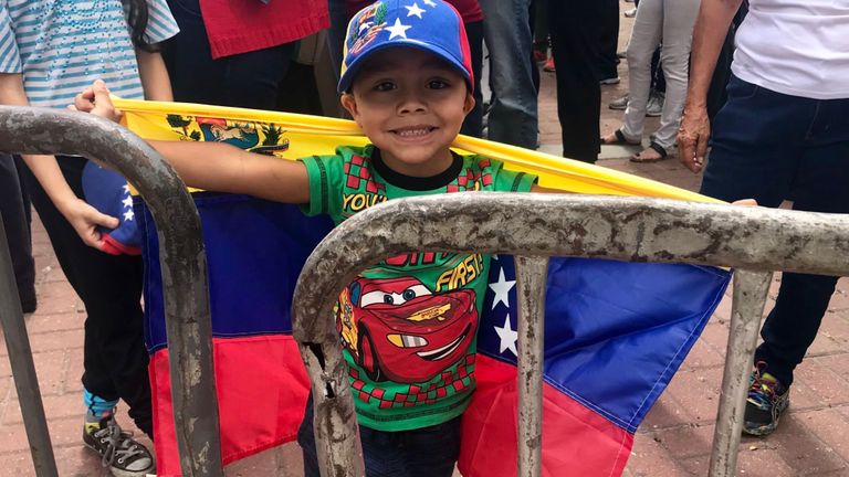 Un rassemblement au Venezuela