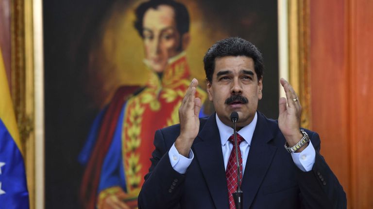 Président vénézuélien Nicolas Maduro