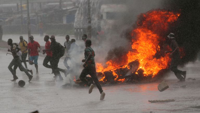 Hararer, la capitale du Zimbabwe, a été le théâtre de violentes manifestations ces derniers jours