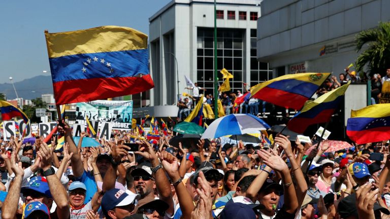 M. Maduro a déclaré que les manifestations faisaient partie d'une tentative de coup d'État menée par les Etats-Unis