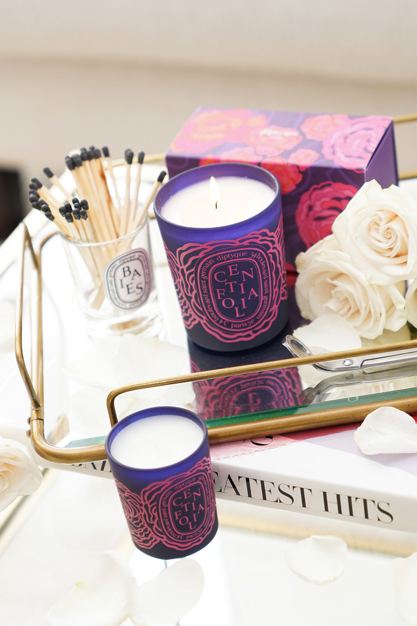 The Beauty Look Book Bougies Roses Diptyque pour la Saint-Valentin Revue Centifolia