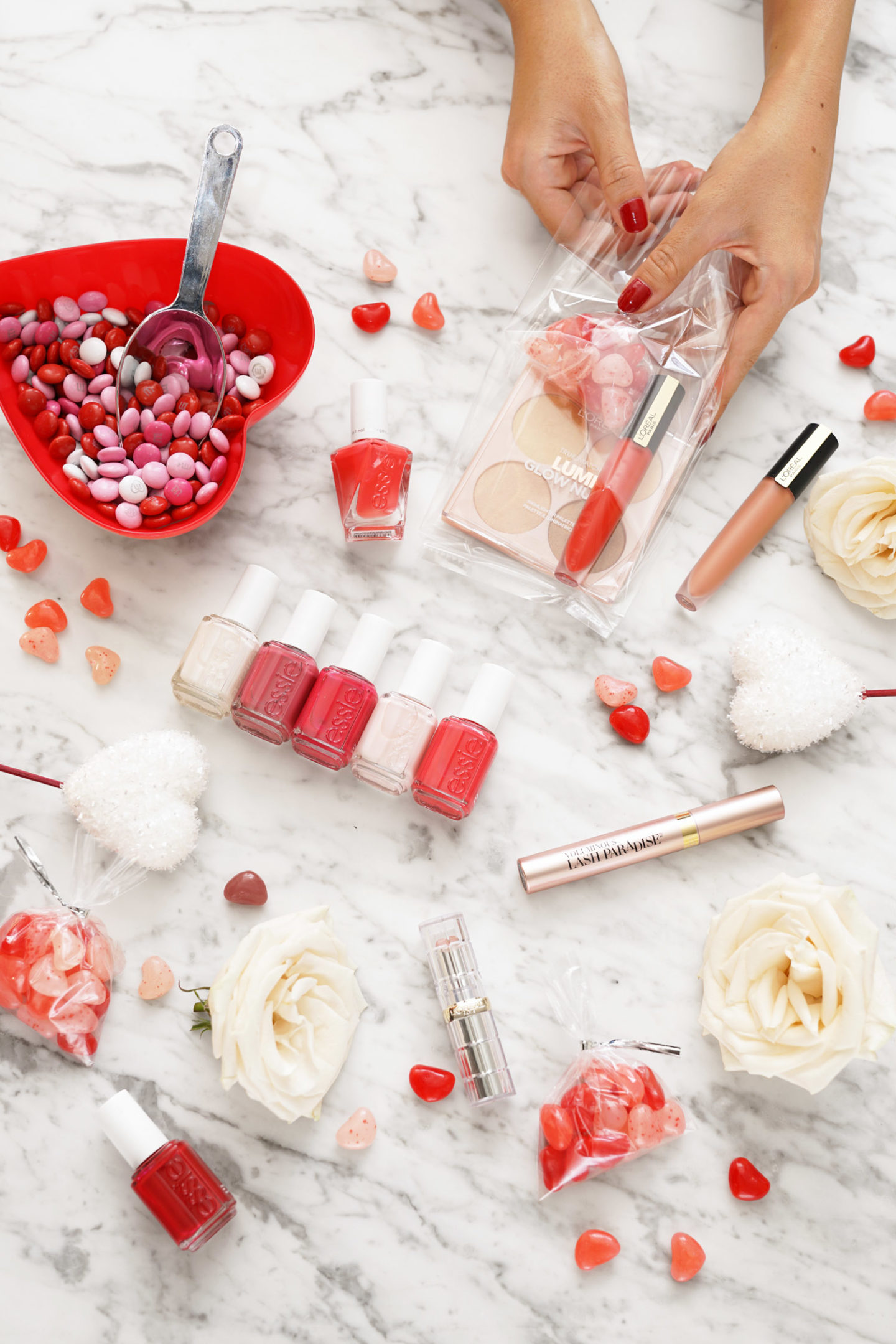 Idées de cadeaux de beauté budget bon marché de Galentine