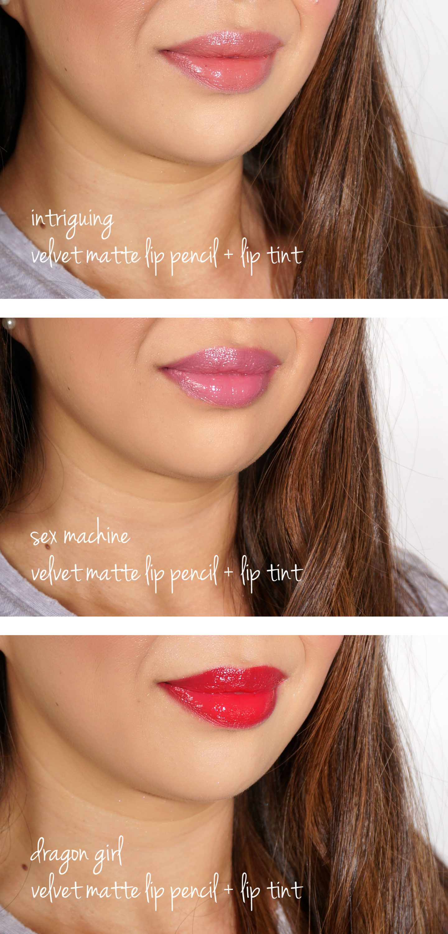 Collection exposée de Duos de lèvres NARS Explicit | Le look book beauté