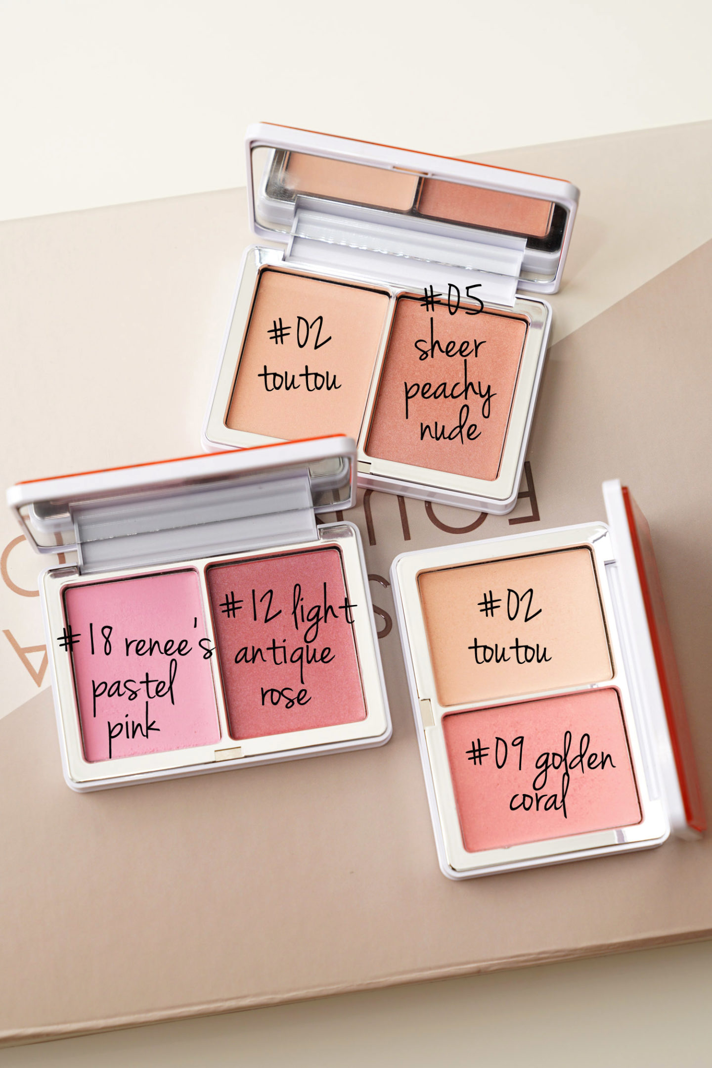 Natasha Denona Blush Duo Review et échantillons