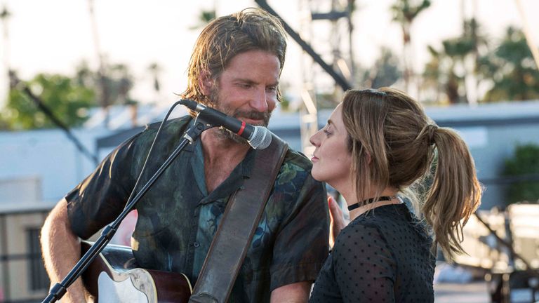 Une étoile est née, avec Lady Gaga et Bradley Cooper, en lice pour plusieurs Oscars