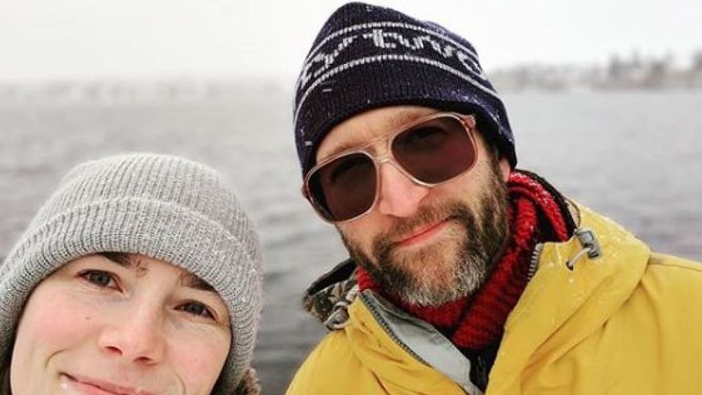 Amanda Knox avec son fiancé Christopher Robinson