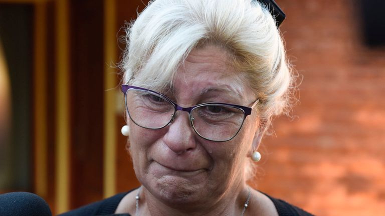 Mirta Taffarel, la tante de Sala, a dit qu'elle voulait que quelqu'un explique ce qui est arrivé à son neveu