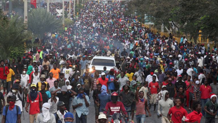 Des centaines de milliers de personnes ont été dans les rues de Port-au-Prince