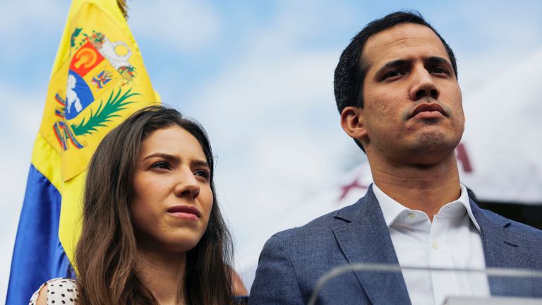 Juan Guaido pense que lui et sa femme Fabiana Rosales pourraient être en danger 
