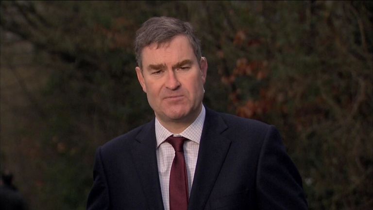 David Gauke, député, parle de Sky News