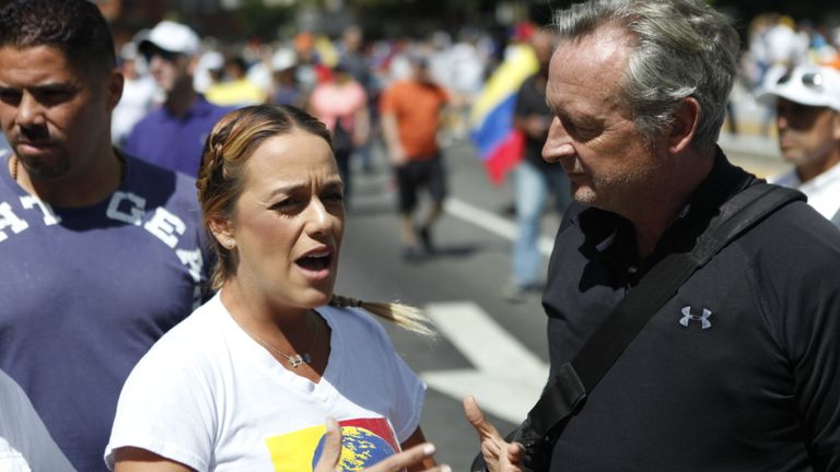 Lillian Tintori pense que le temps de M. Maduro est écoulé