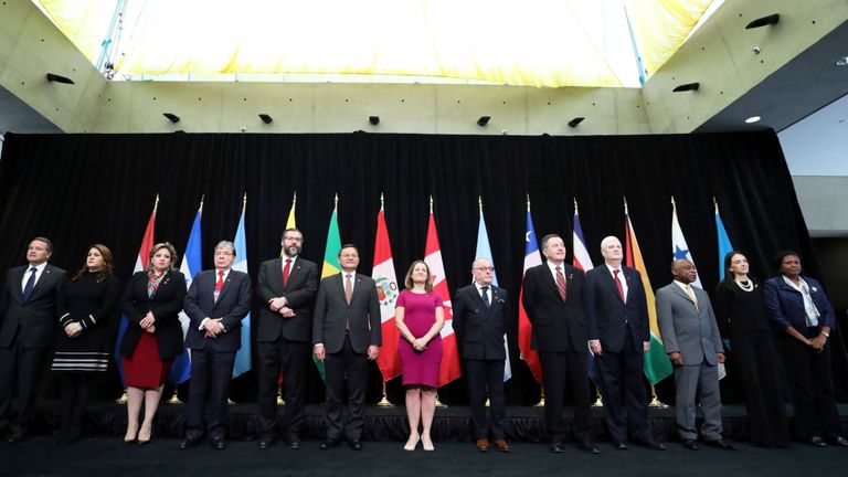 Le groupe de Lima est composé de 14 pays 