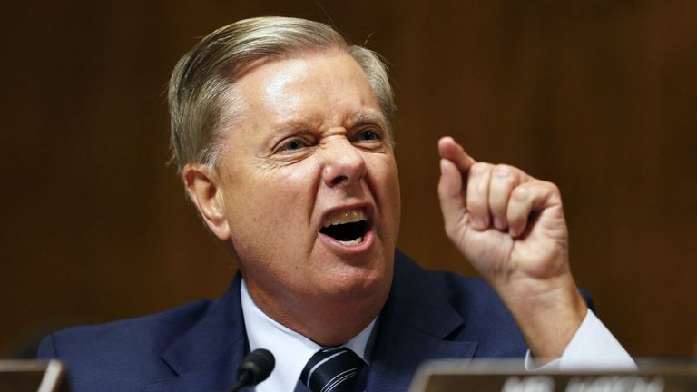 Sénatrice républicaine de Caroline du Sud Lindsey Graham
