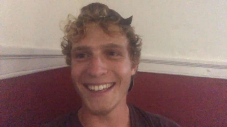 Lukas Haitzmann, 18 ans, a déclaré qu'il n'avait pas manqué d'avoir un téléphone en mer pendant deux mois