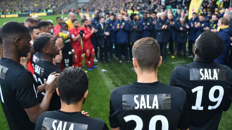 Nantes hommage à Emiliano Sala