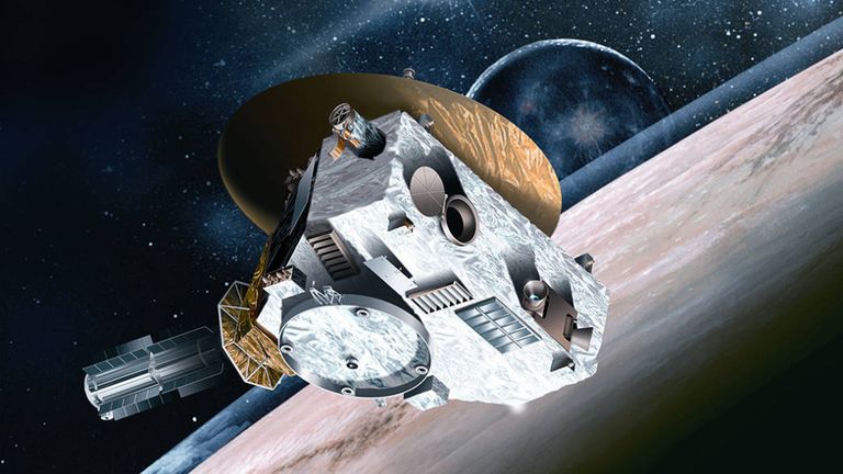 Illustration artistique de New Horizons survolé de Pluton il y a quelques années. Pic: NASA