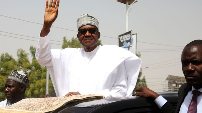 Le président nigérian, Muhammadu Buhari