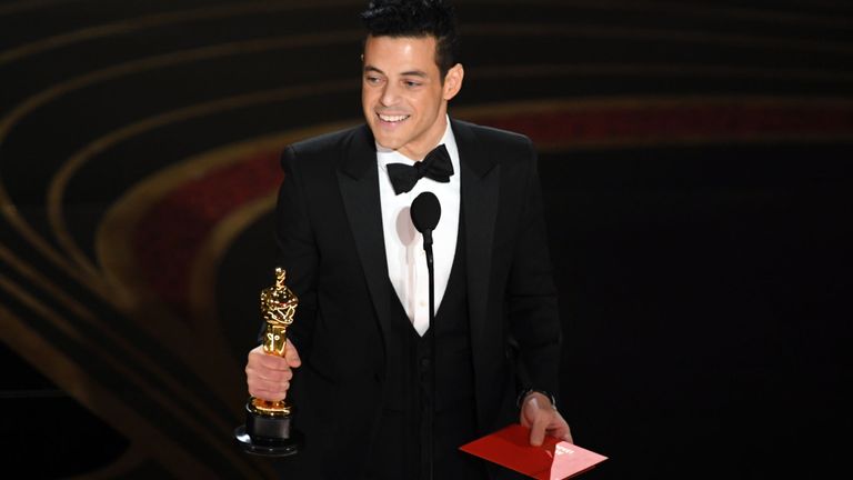 Rami Malek remporte le prix du meilleur acteur aux Oscars pour Bohemian Rhapsody