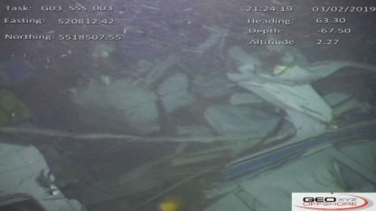 Vue en regardant cabine et casser dans le fuselage