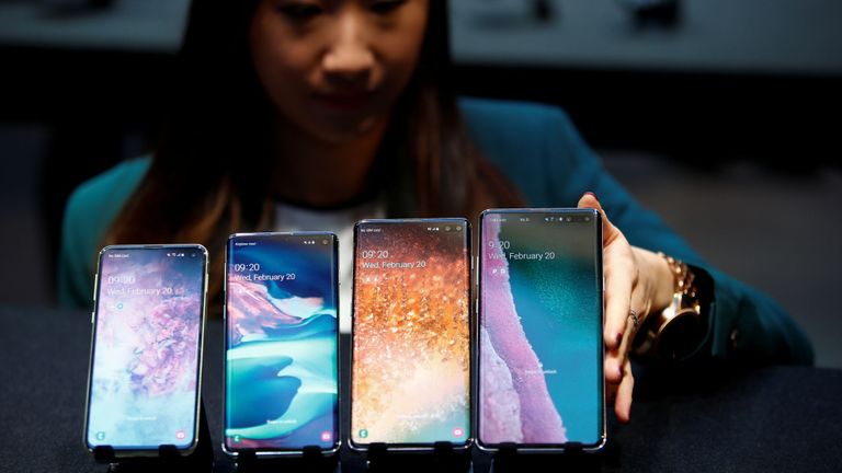 Les smartphones S10e, S10, S10 + et S10 5G Samsung Galaxy
