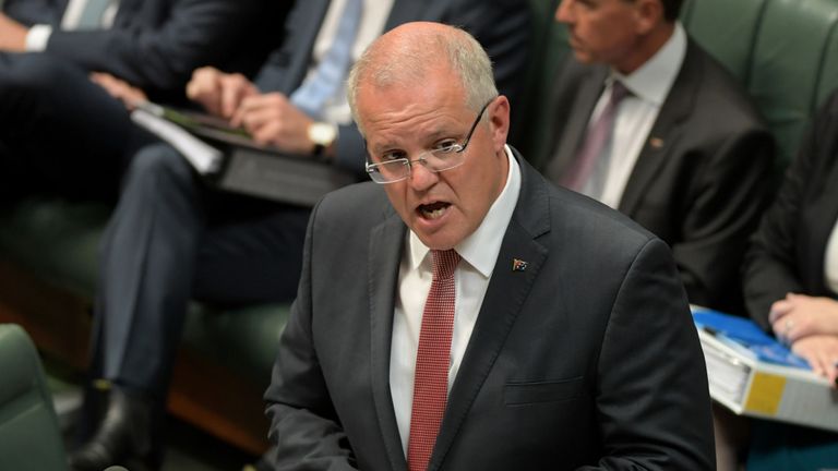Le Premier ministre Scott Morrison a déclaré que l'attaque ne compromettait aucune donnée