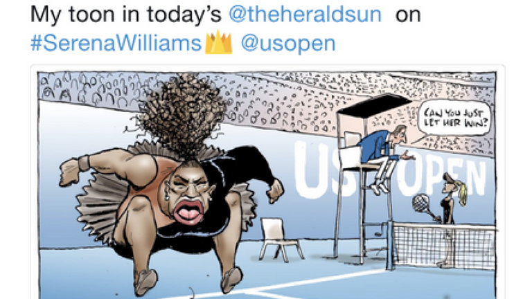 Un dessin animé critiqué comme étant "raciste" par l'Australien Mark Knight. 