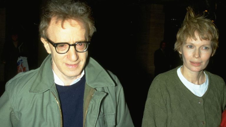 Woody Allen et Mia Farrow avant leur séparation
