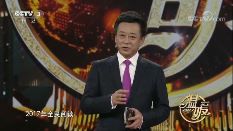 Zhu Jun, animatrice de télévision chinoise