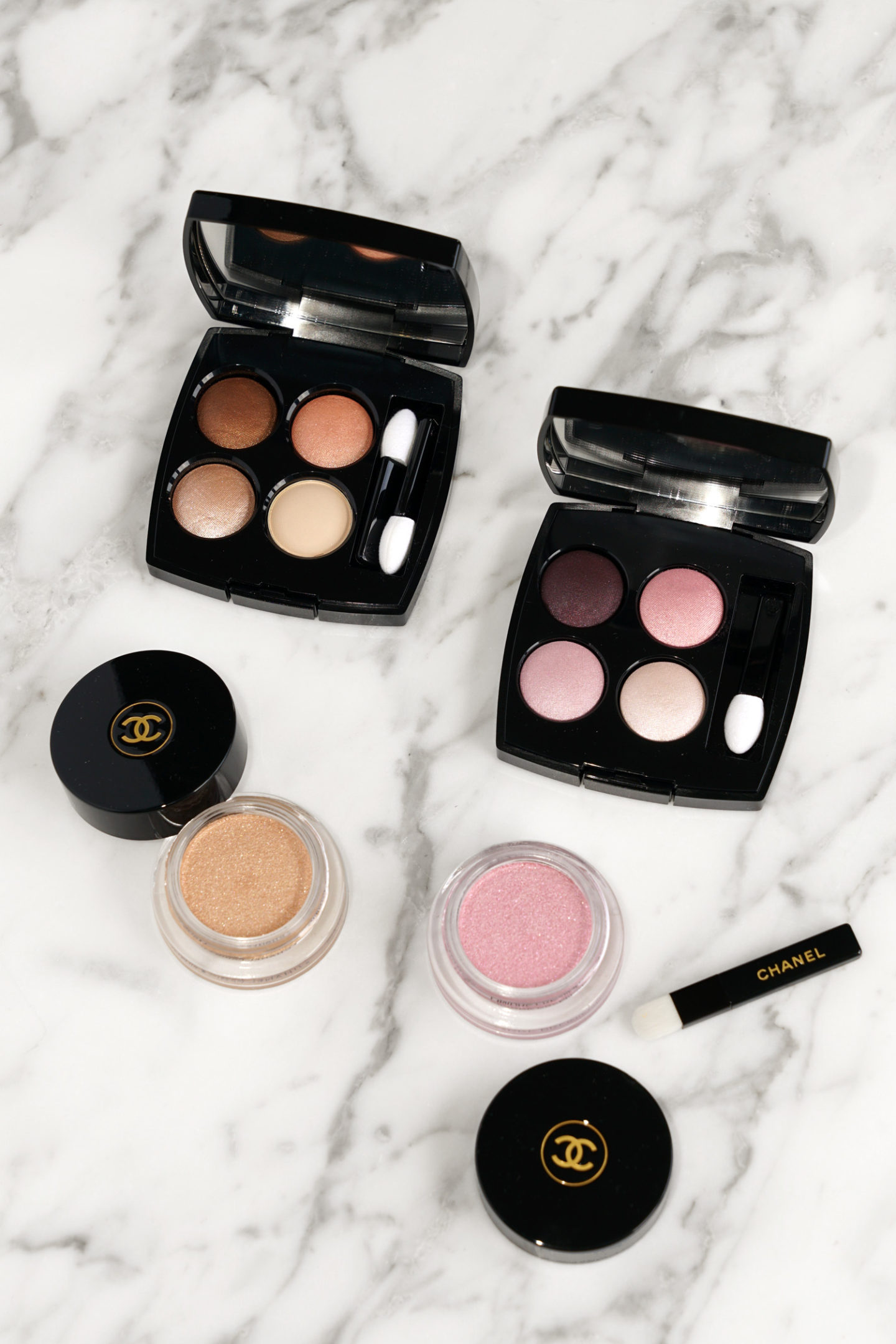 Chanel Pierre de Lumière Les 4 Ombres et Ombre Première Cream Shadows
