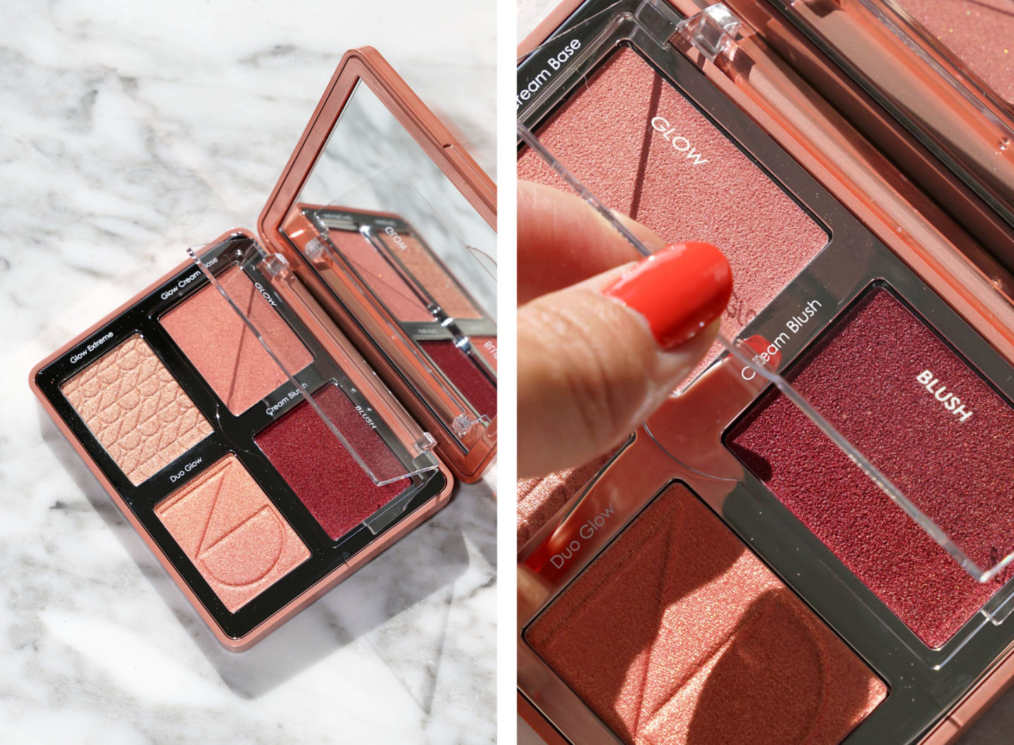 Revue de la palette Blush & Glow de Natasha Denona Bloom