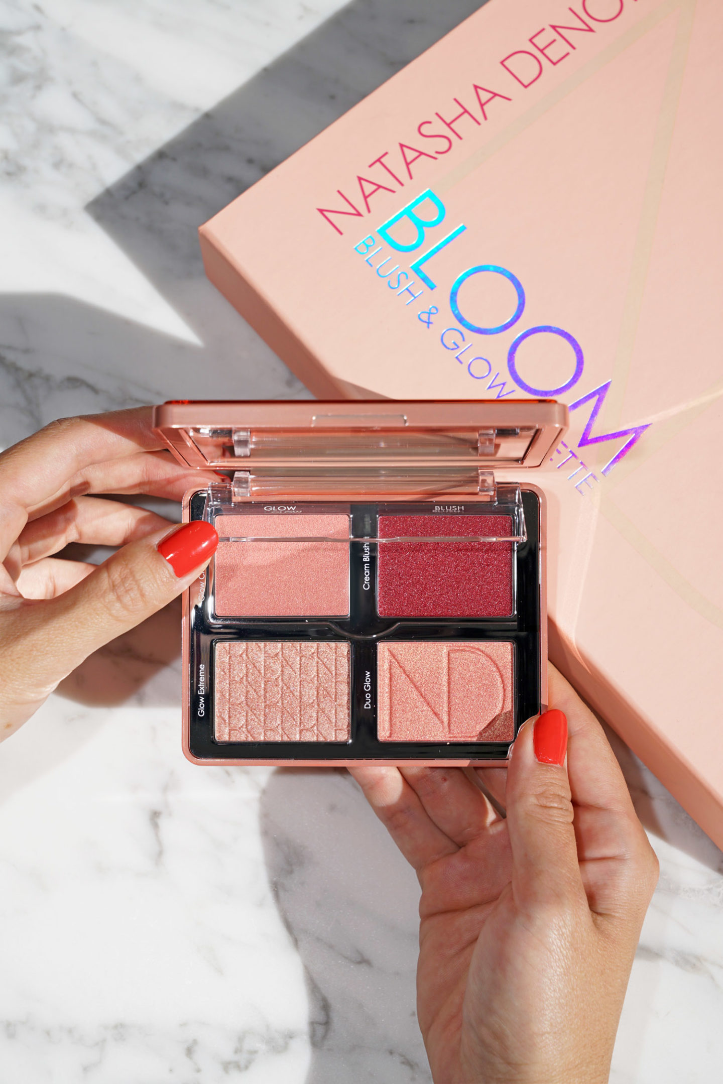 Natasha Denona Bloom - Examen de la palette de blush & glow et de ses nuances