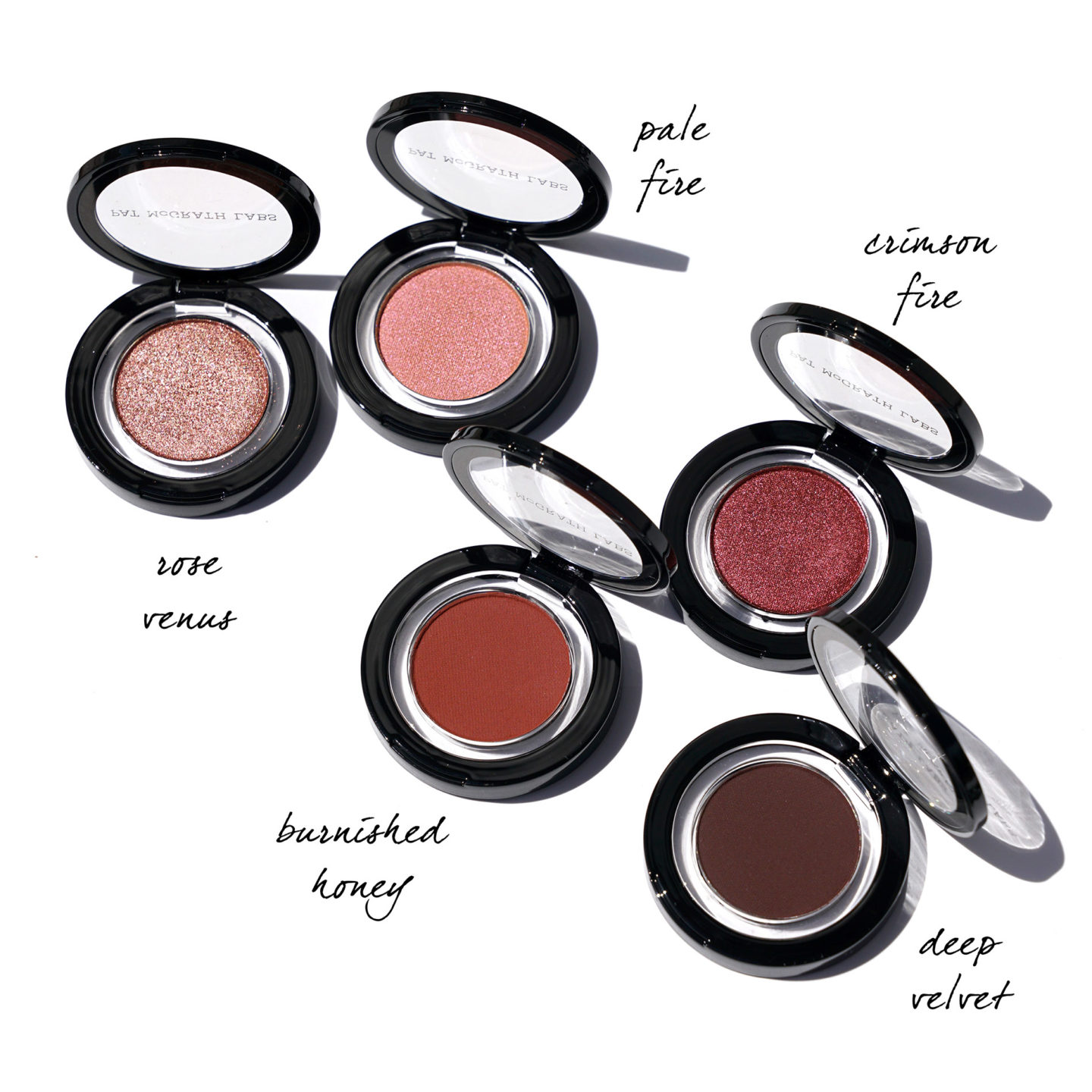 Pat McGrath EYEdols Rose Venus, Feu pâle, Miel bruni, Feu cramoisi et Velours profond Avis