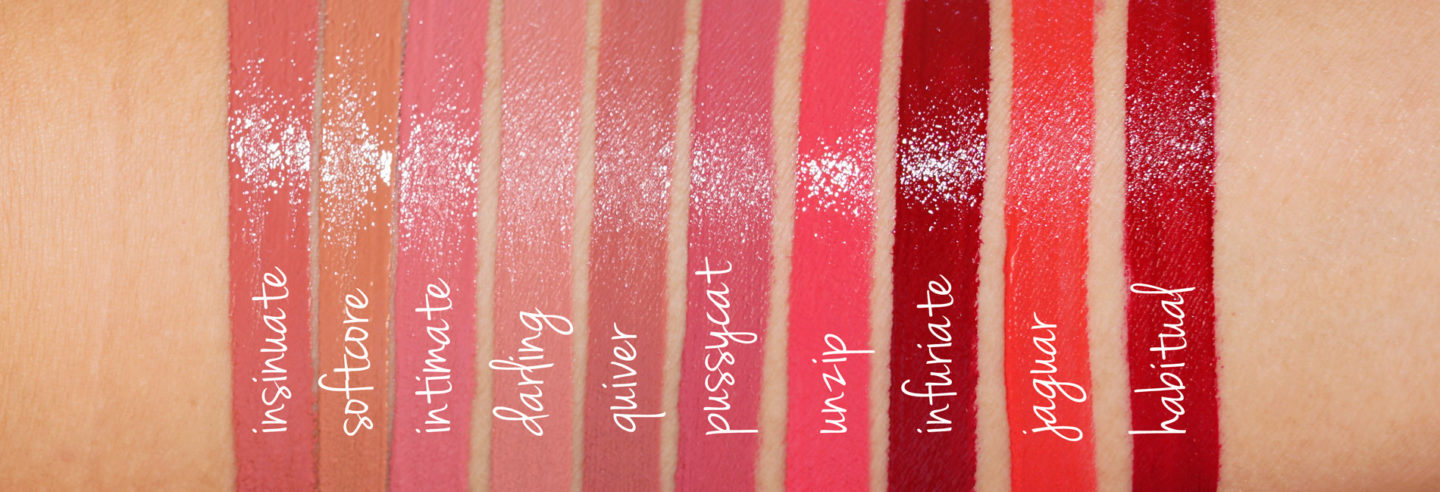 Tom Ford Lip Laque Luxe Review et échantillons