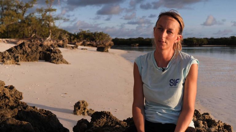 April Burt est chercheuse sur l'île