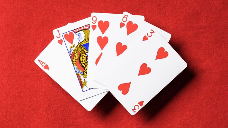 Jeu de bridge. Image de fichier