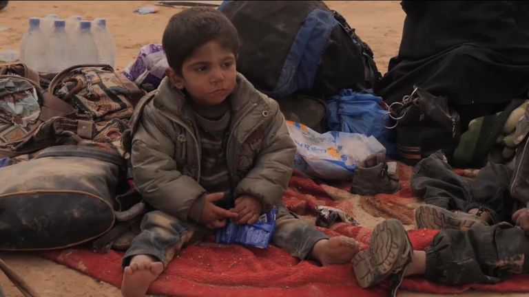 Enfant de l'EI mère en Syrie