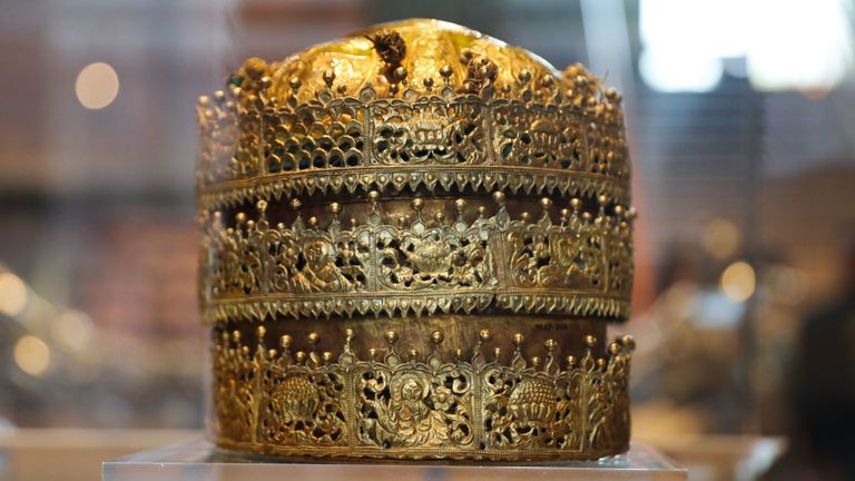 L’Éthiopie a également appelé à la restitution d’une couronne d’or saisie au siège de Maqdala. Photo: DANIEL LEAL-OLIVAS / AFP / Getty Images