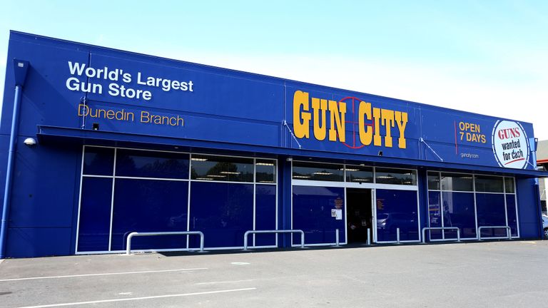 Un magasin Gun City 
