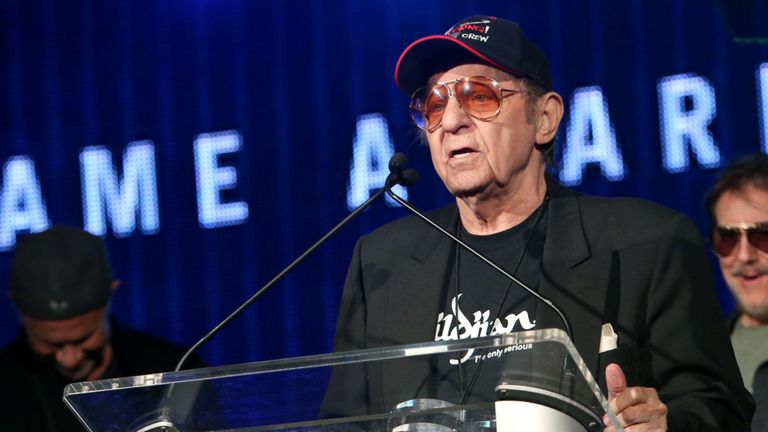 Le batteur Hal Blaine le 24 janvier 2014 à Anaheim, en Californie.