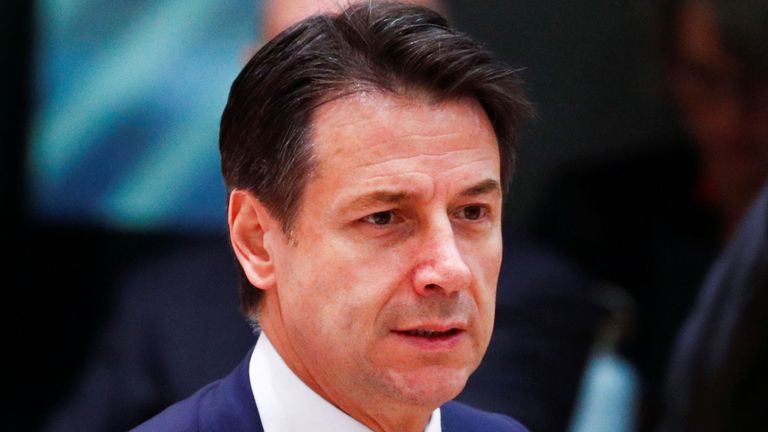 Premier ministre italien Giuseppe Conte