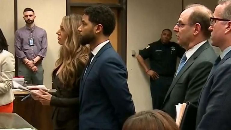 Jessie Smollett comparaît devant le tribunal 