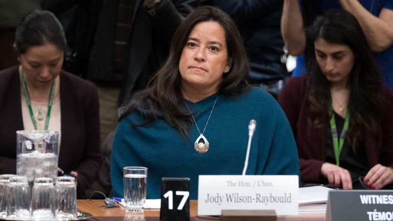 L'ancienne ministre canadienne de la Justice, Jody Wilson-Raybould, a comparu devant le comité de la justice à propos de l'affaire SNC-LAVALIN