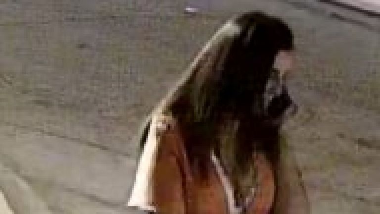 Mme Josephson photographiée sur son téléphone peu de temps avant sa disparition, Pic: Département de la police de Columbia 